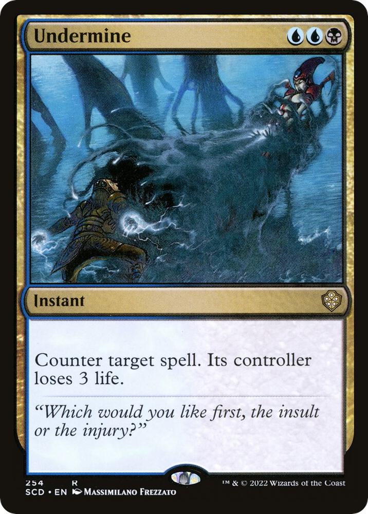 Undermine #254 Starter Commander Decks NM