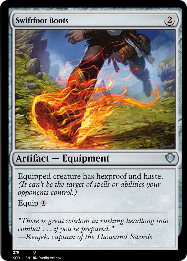 Swiftfoot Boots #279 Starter Commander Decks NM