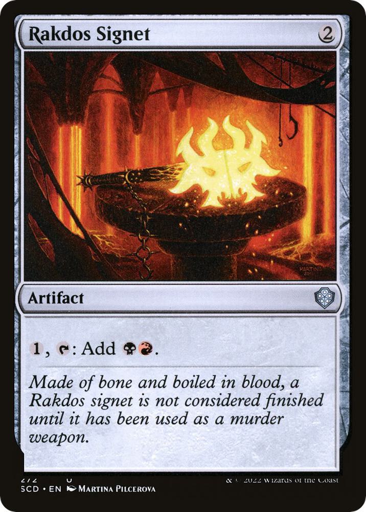 Rakdos Signet #272 Starter Commander Decks NM