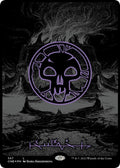 Swamp Phyrexian Full Art Oil Slick Raised Foil #367 Foil Phyrexia: All Will Be O