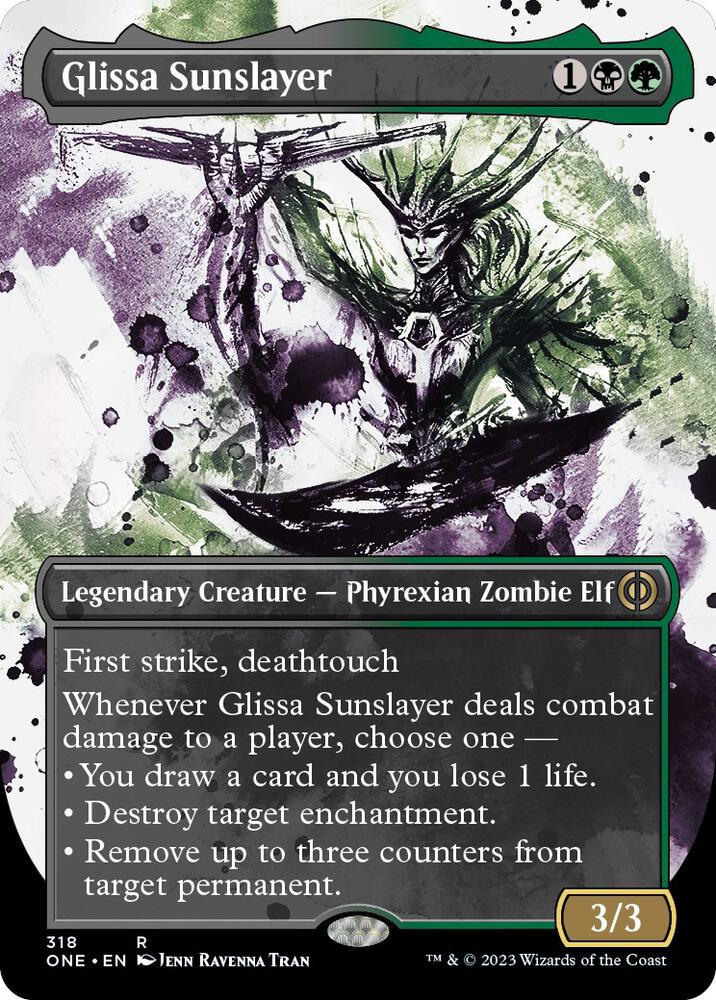 Glissa Sunslayer (Showcase) #318 Phyrexia: All Will Be One NM