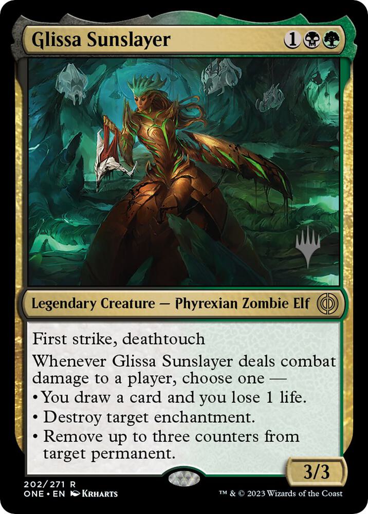 Glissa Sunslayer #202 Promo Pack: Phyrexia: All Will Be One NM