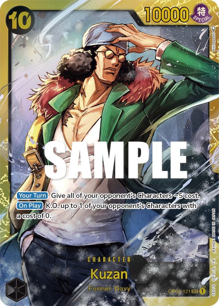 Kuzan OP02-121 Paramount War NM