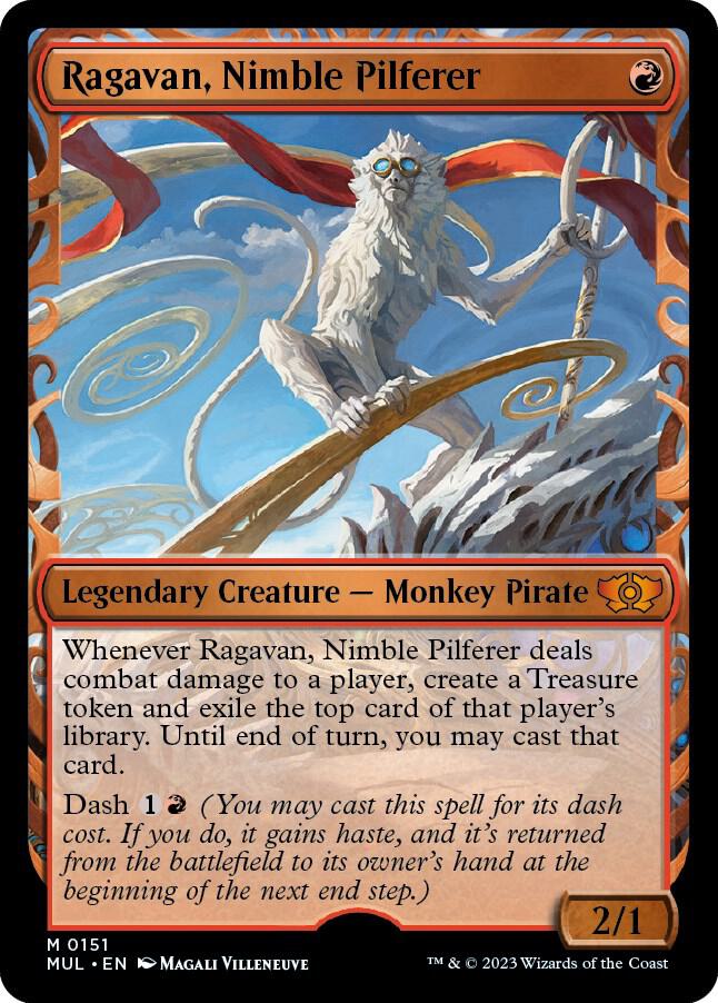 Ragavan, Nimble Pilferer (Halo Foil) #151 Foil March of the Machine: Multiverse Legends NM