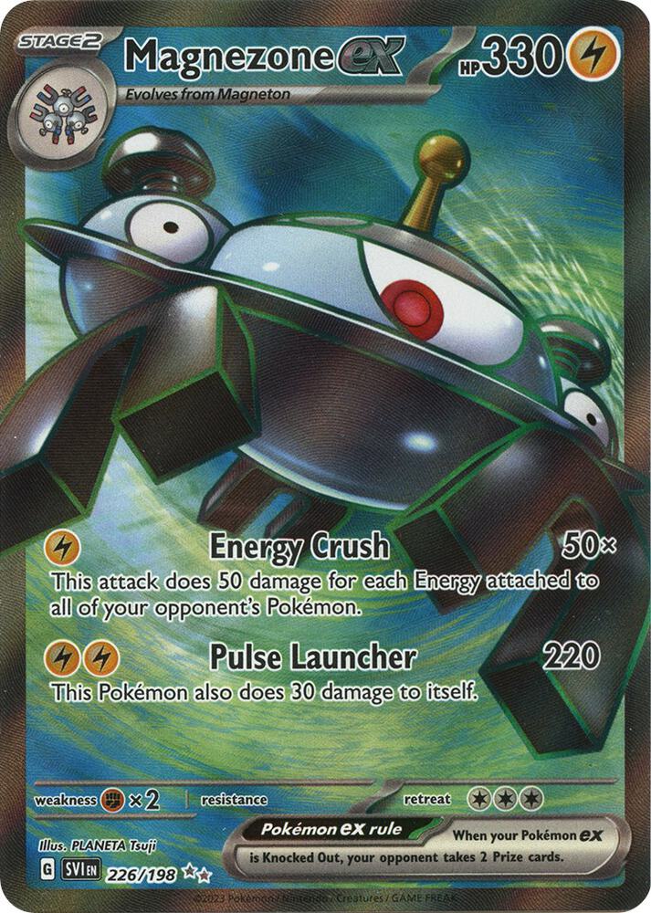 Magnezone ex 226/198 Holo SV01: Scarlet & Violet Base Set NM