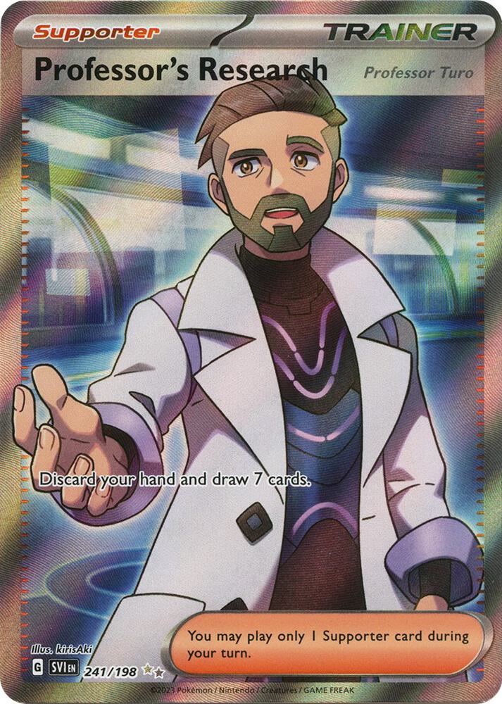 Professor's Research [Professor Turo] 241/198 Holo SV01: Scarlet & Violet Base Set NM