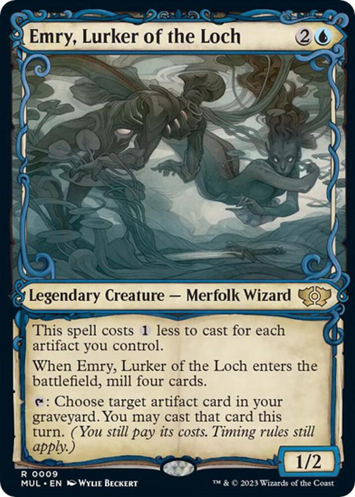 Emry, Lurker of the Loch #9 Foil March of the Machine: Multiverse Legends NM