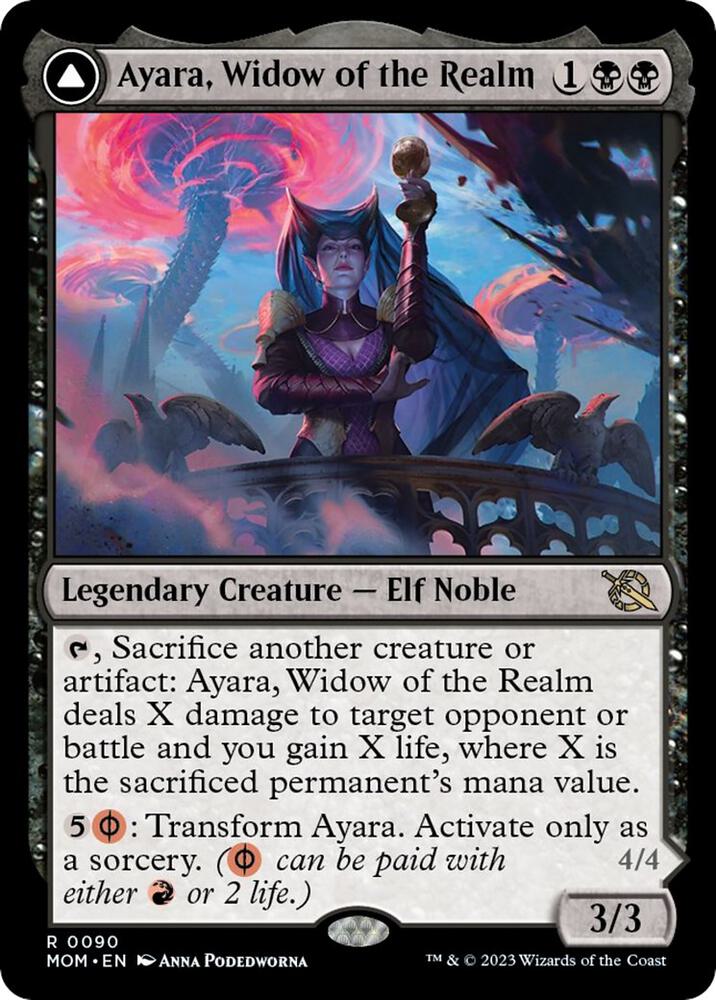 Ayara, Widow of the Realm #90 March of the Machine NM