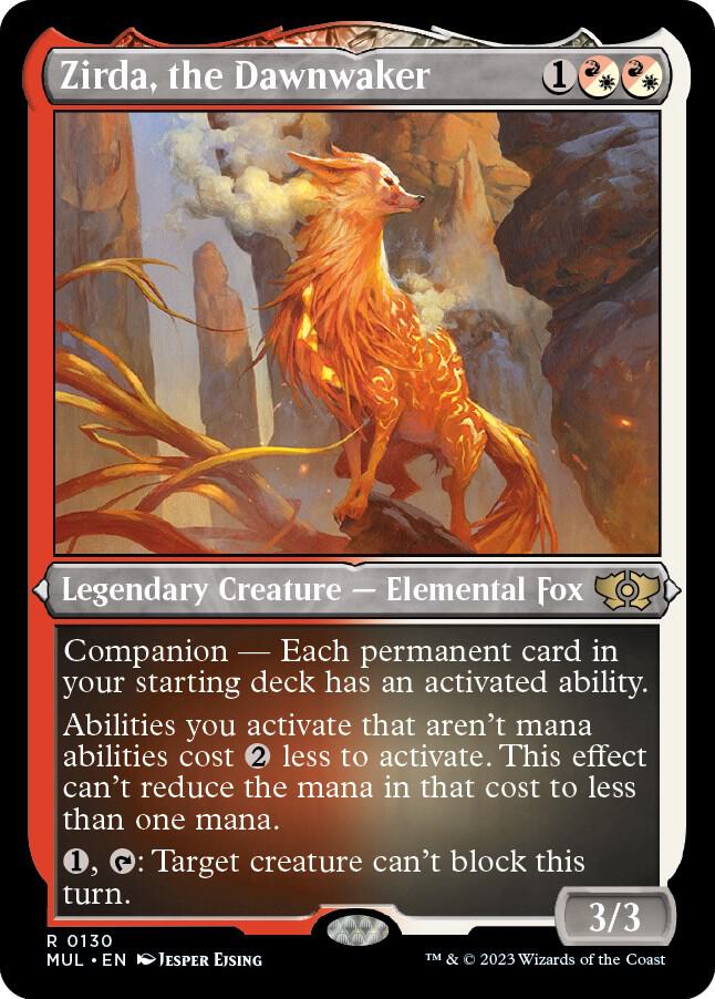 Zirda, the Dawnwaker (Foil Etched) #130 Foil March of the Machine: Multiverse Le