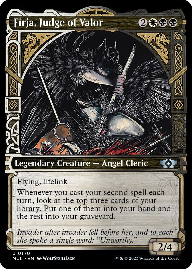 Firja, Judge of Valor (Halo Foil) #170 Foil March of the Machine: Multiverse Leg