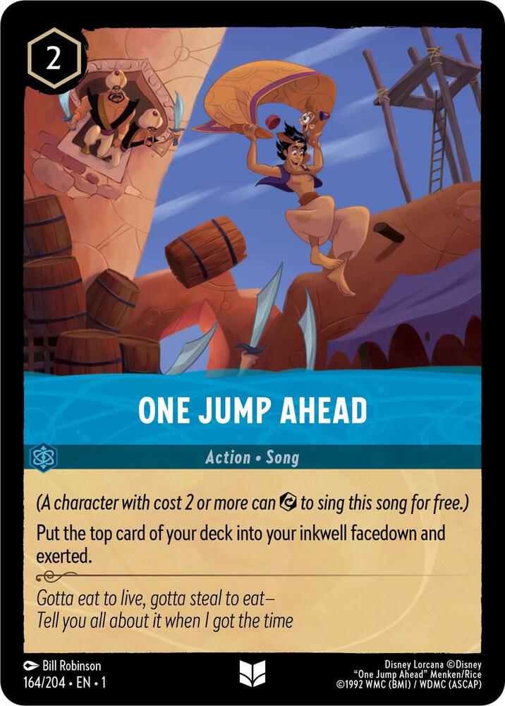 One Jump Ahead 164/204 The First Chapter Cold Foil Uncommon