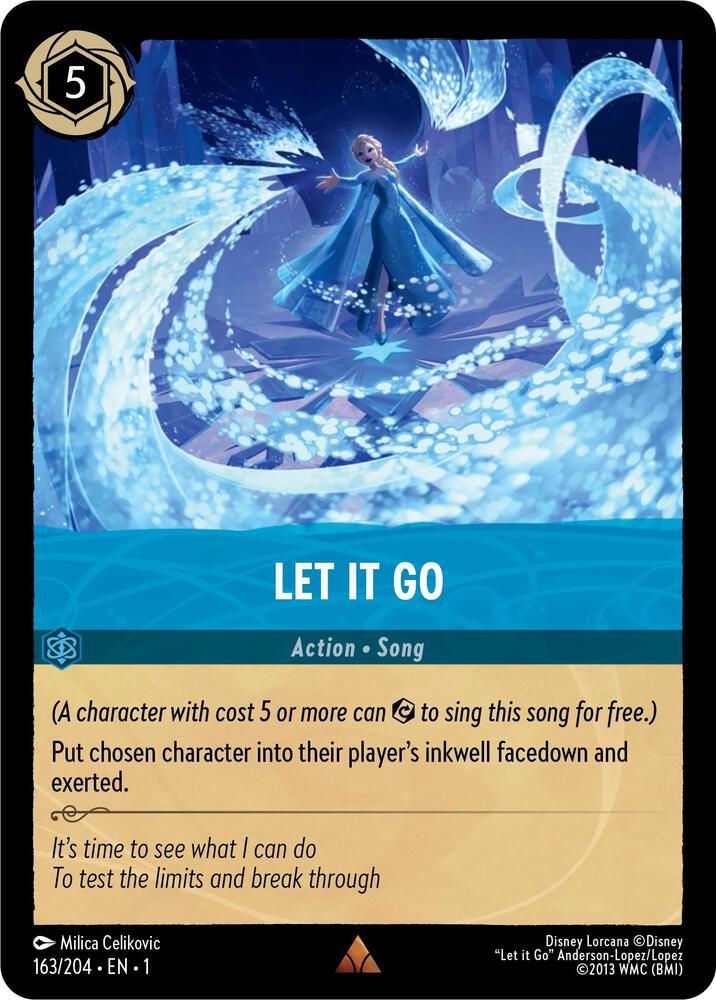 Let It Go 163/204 The First Chapter Cold Foil Rare