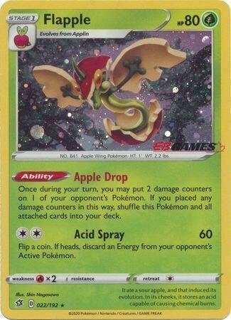 Flapple - (EB Games Exclusive) 022/192 Holo Miscellaneous Cards & Products NM