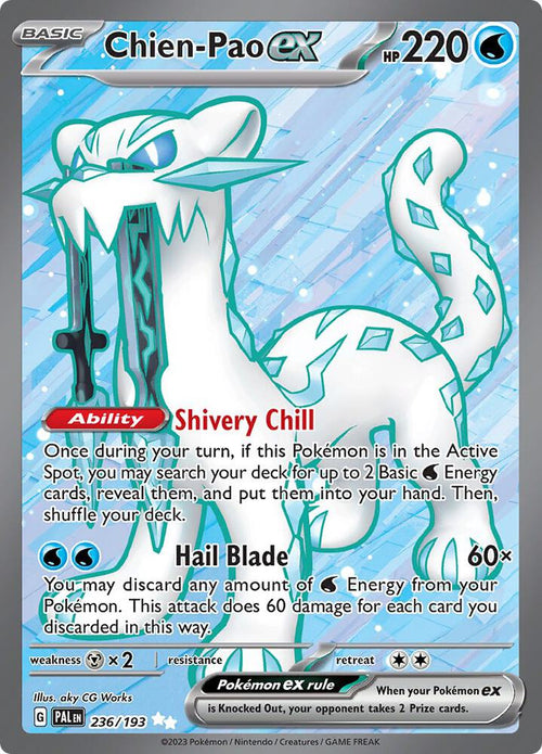 Chien-Pao ex 236/193 Holo SV02: Paldea Evolved NM