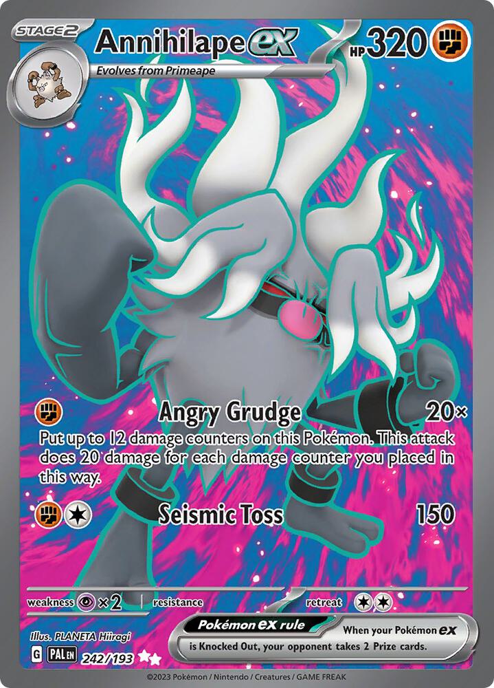 Annihilape ex 242/193 Holo SV02: Paldea Evolved NM