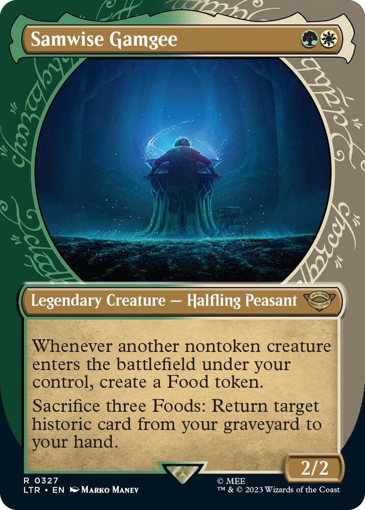 Samwise Gamgee (Showcase) #327 Foil Universes Beyond: The Lord of the Rings: Tales of Middle-earth NM