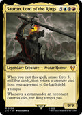 Sauron, Lord of the Rings #4 Foil Commander: The Lord of the Rings: Tales of Middle-earth NM