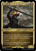 Sauron, Lord of the Rings (Display Commander) - Thick Stock #84 Foil Commander: The Lord of the Rings: Tales of Middle-earth MP