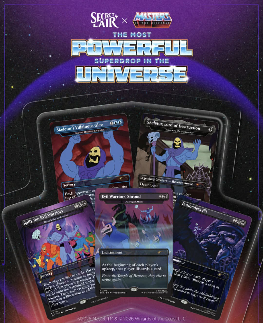 Magic the Gathering: Secret lair - Masters of the Universe: NYAH-HA-HA!