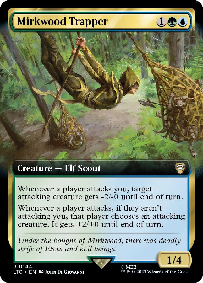 Mirkwood Trapper (Extended Art) #144 Commander: The Lord of the Rings: Tales of Middle-earth NM
