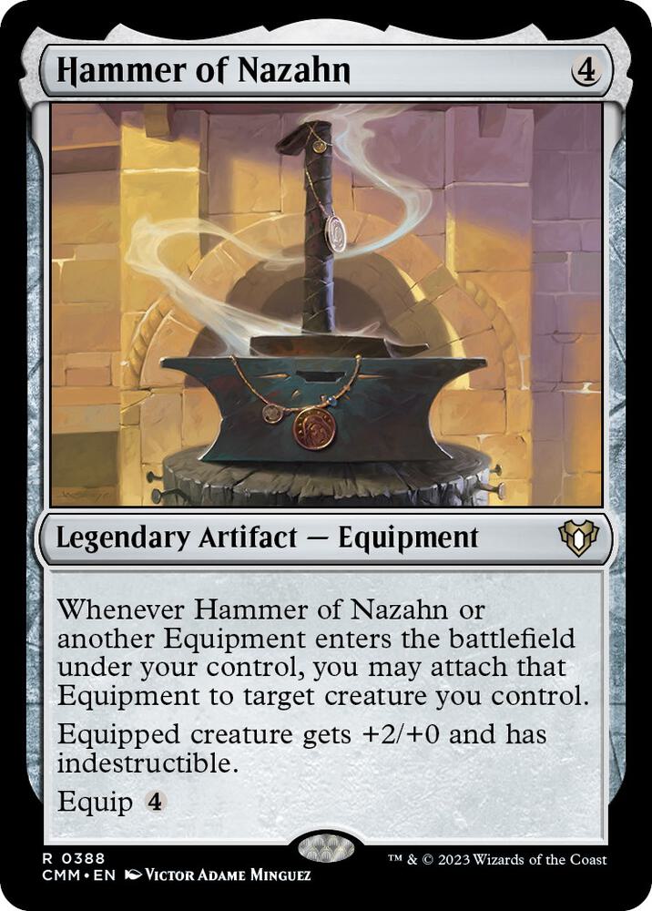 Hammer of Nazahn #388 Commander Masters NM