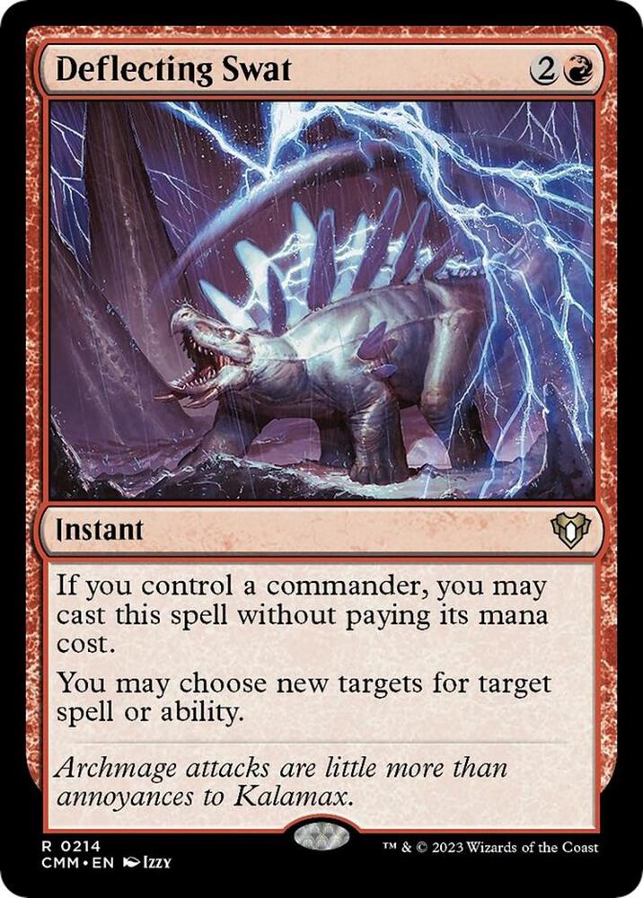 Deflecting Swat #214 Commander Masters NM