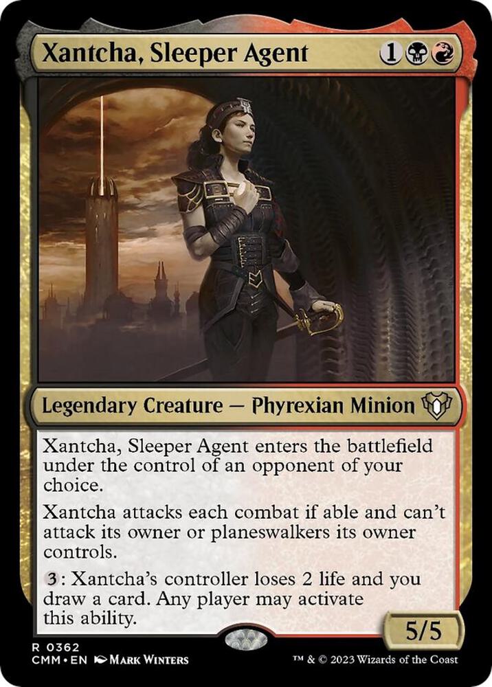 Xantcha, Sleeper Agent #362 Foil Commander Masters NM