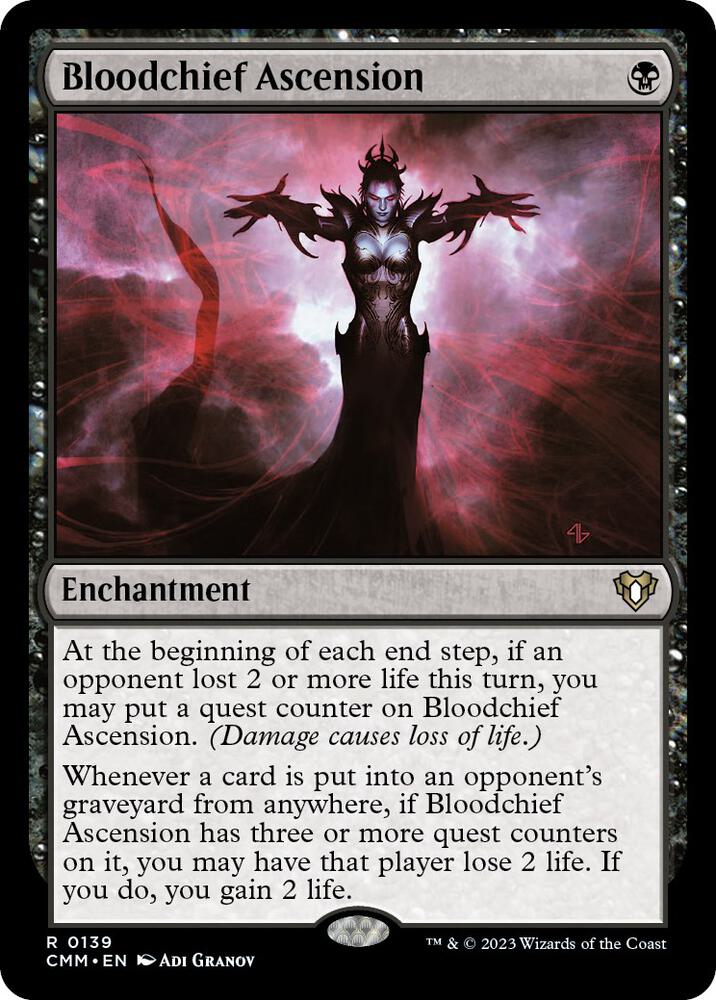 Bloodchief Ascension #139 Commander Masters NM