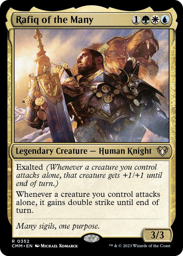 Rafiq of the Many #352 Commander Masters NM