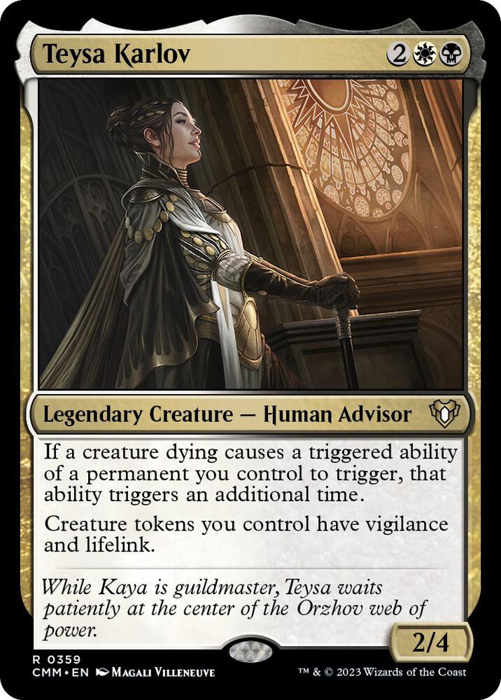 Teysa Karlov #359 Commander Masters NM