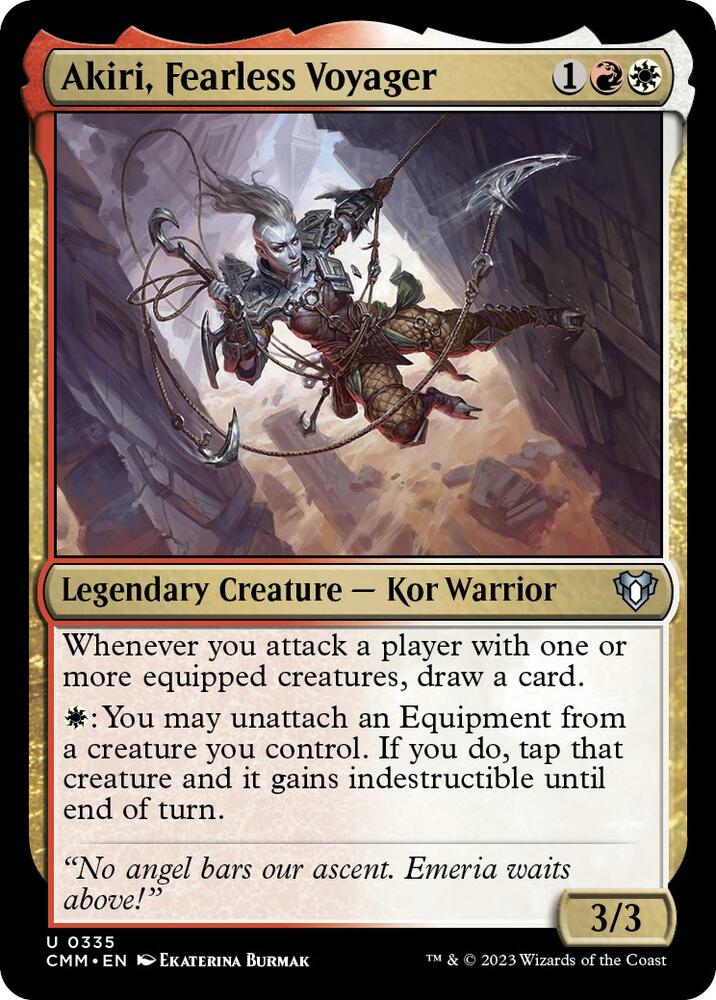 Akiri, Fearless Voyager #335 Commander Masters NM