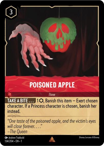 Poisoned Apple 134/204 The First Chapter Cold Foil Rare