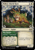 Pollen-Shield Hare (Showcase) #293 Foil Wilds of Eldraine NM