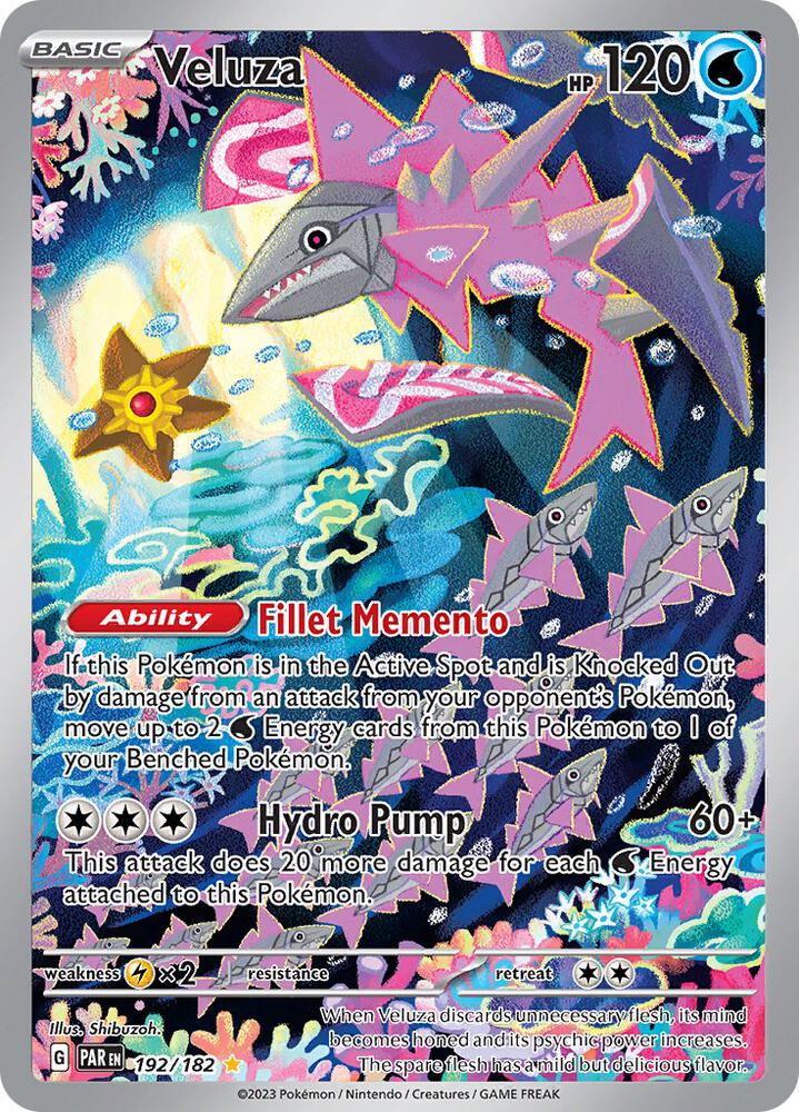 Veluza 192/182 Holo SV04: Paradox Rift NM