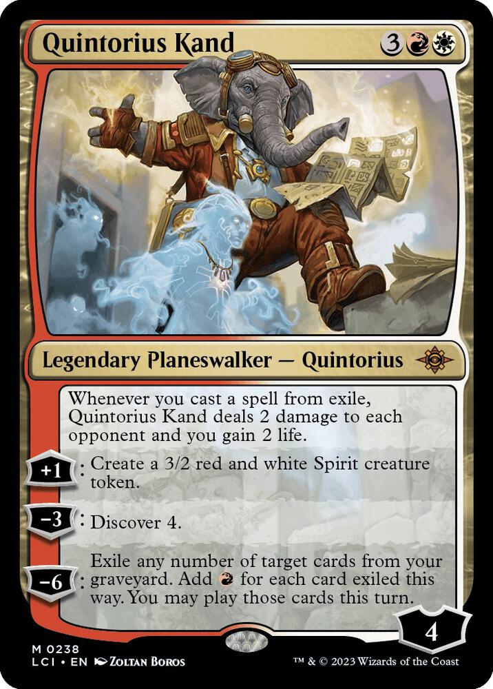 Quintorius Kand #238 The Lost Caverns of Ixalan NM