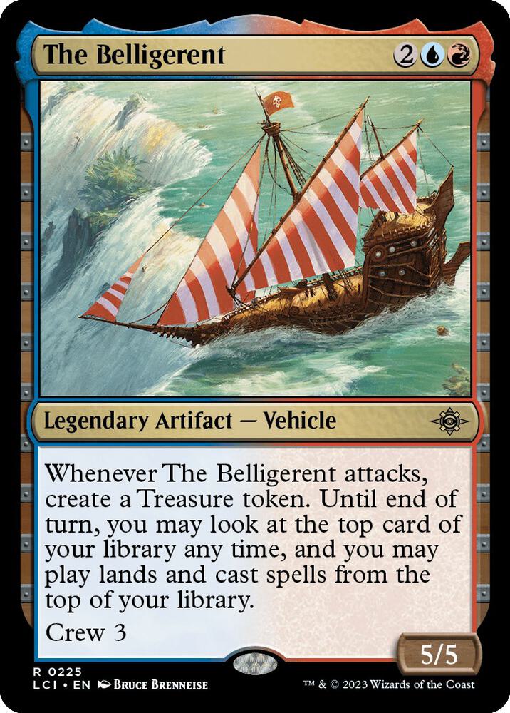 The Belligerent #225 Foil The Lost Caverns of Ixalan NM
