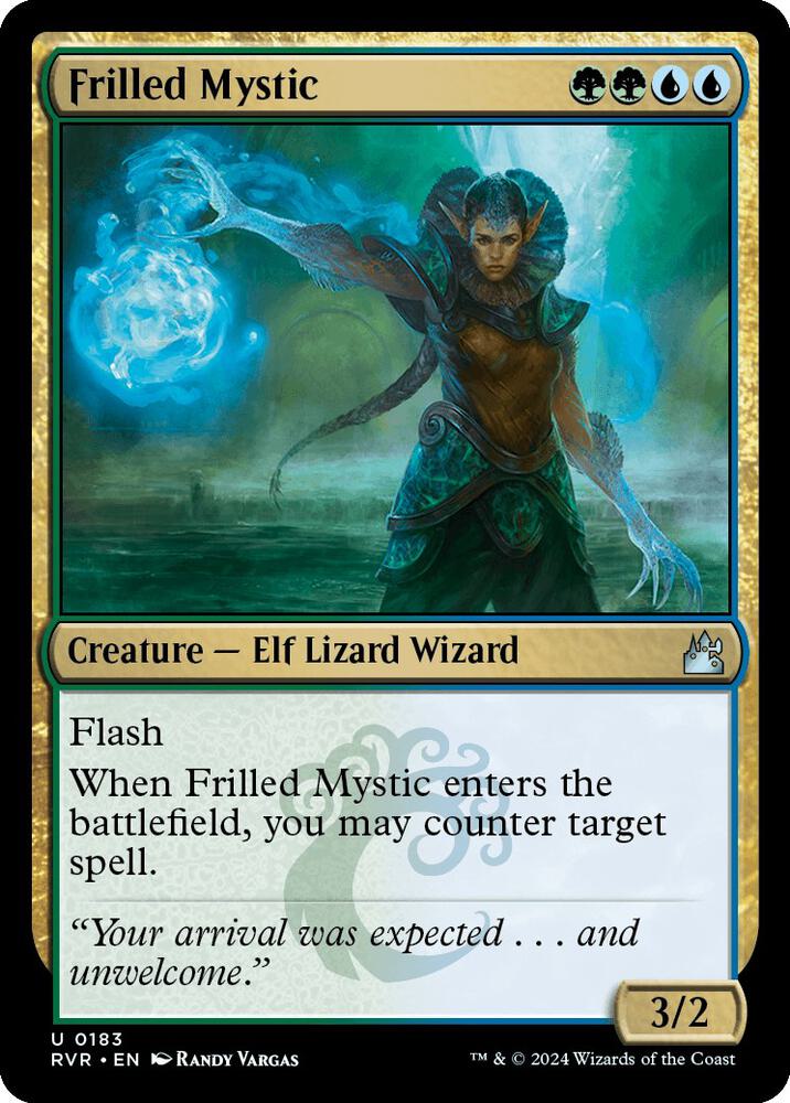 Frilled Mystic #183 Foil Ravnica Remastered NM
