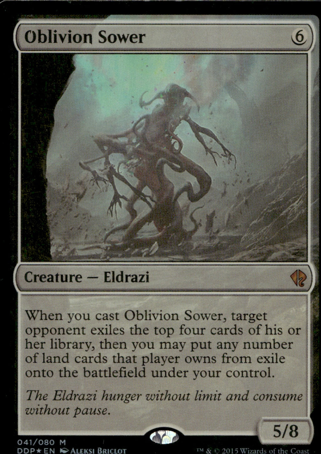 Oblivion Sower #41 Foil Duel Decks: Zendikar vs. Eldrazi NM