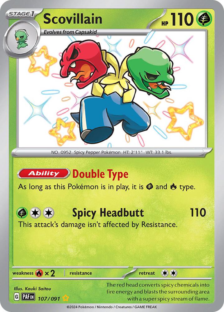 Scovillain 107/091 Holo SV: Paldean Fates NM