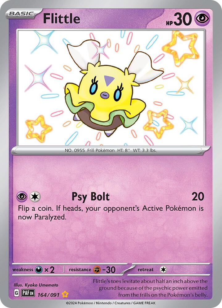 Flittle 164/091 Holo SV: Paldean Fates NM