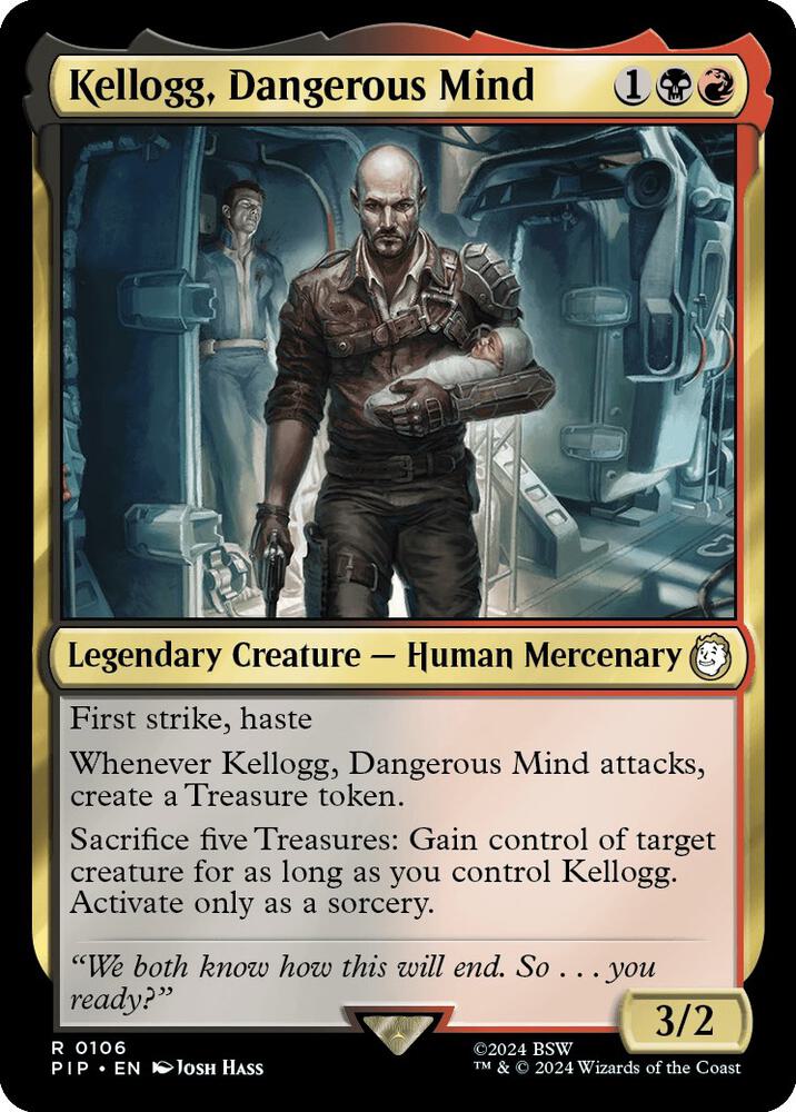 Kellogg, Dangerous Mind #106 Universes Beyond: Fallout NM