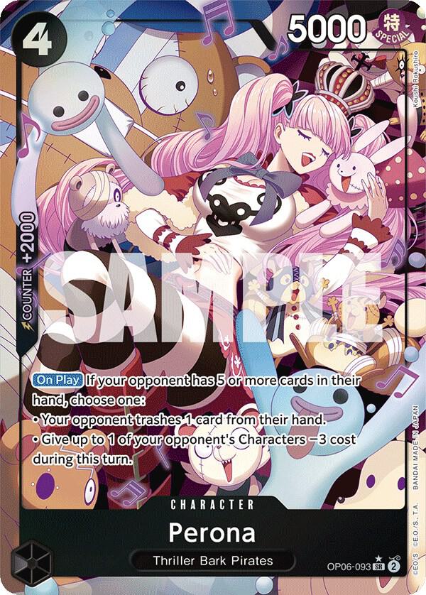 Perona (Alternate Art) OP06-093 Wings of the Captain NM