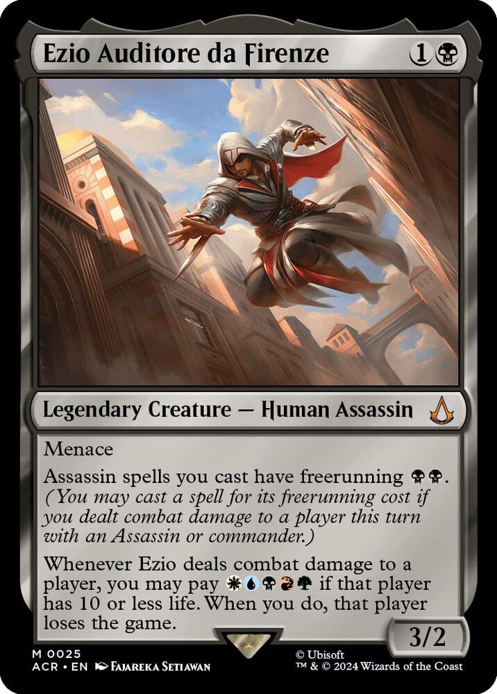 Ezio Auditore da Firenze #25 Universes Beyond: Assassin's Creed NM