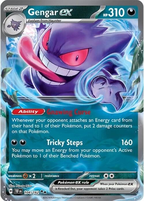 Gengar ex 104/162 Holo SV05: Temporal Forces NM