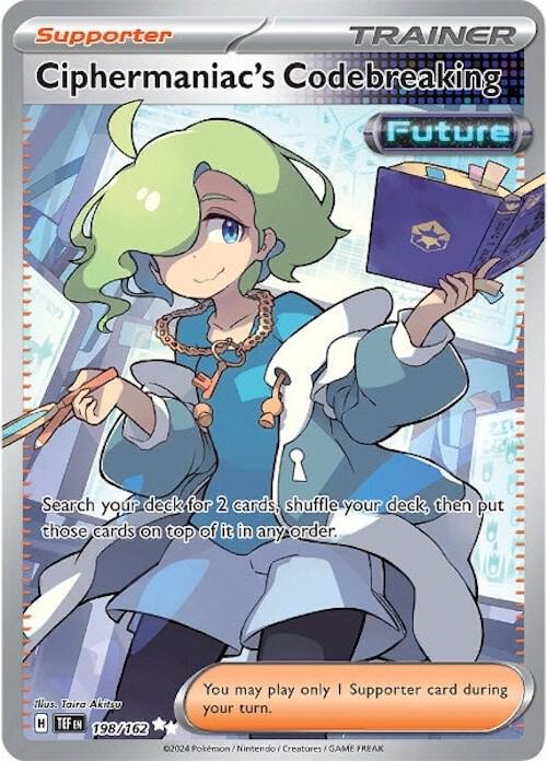 Ciphermaniac's Codebreaking 198/162 Holo SV05: Temporal Forces NM