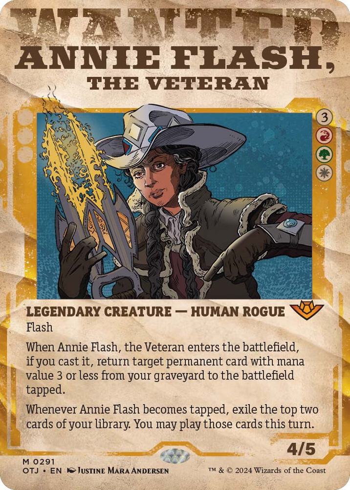 Annie Flash, the Veteran (Showcase) #291 Outlaws of Thunder Junction NM
