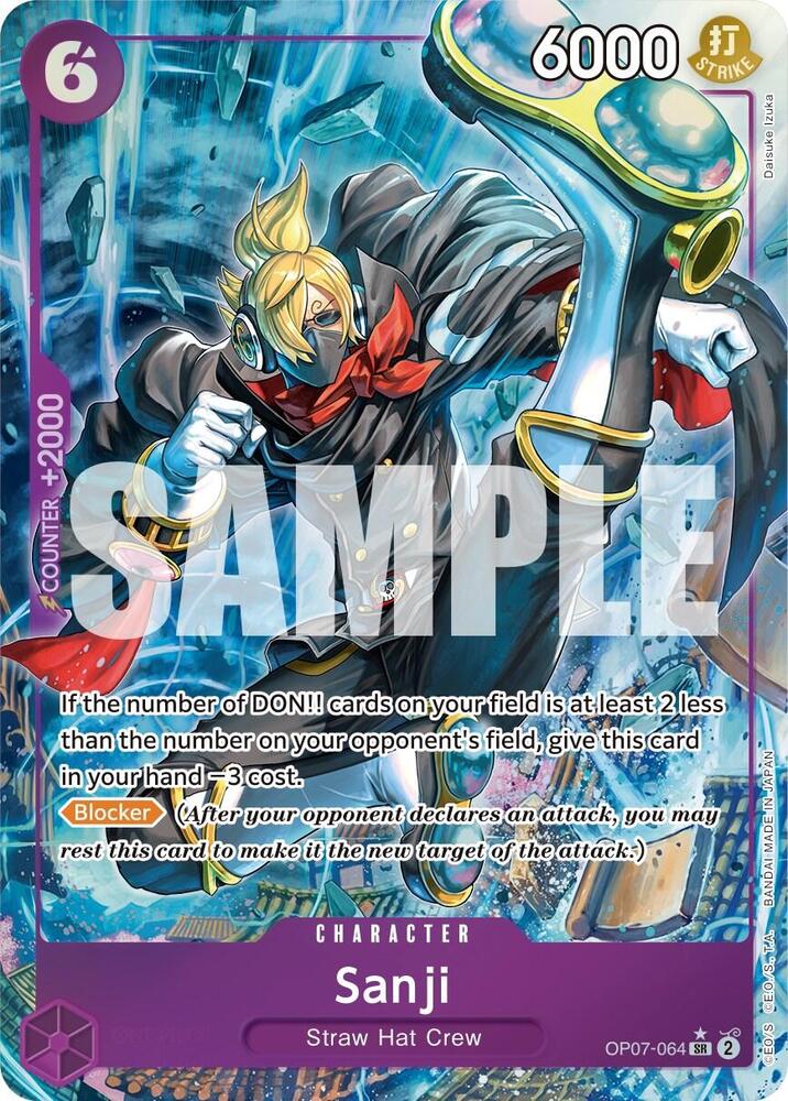 Sanji (Parallel) OP07-064 500 Years in the Future NM