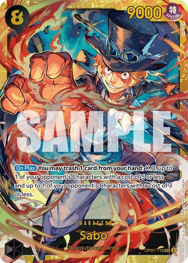Sabo OP07-118 500 Years in the Future NM