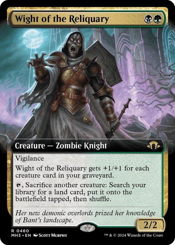 Wight of the Reliquary (Extended Art) #460 Modern Horizons 3 NM