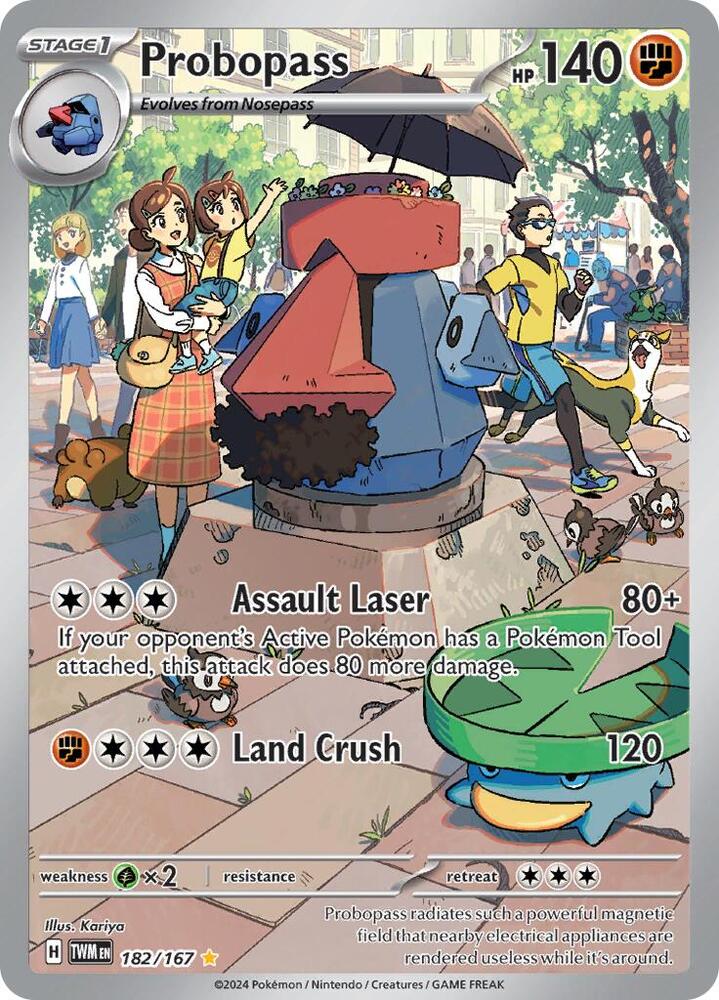 Probopass 182/167 Holo SV06: Twilight Masquerade NM